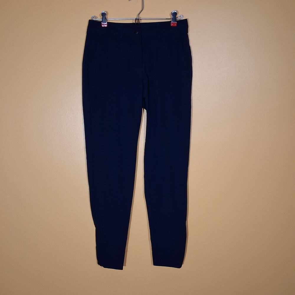 Abendroth Peggy Pant Size 2 Golf Performance Athleisure Stretch Navy Blue